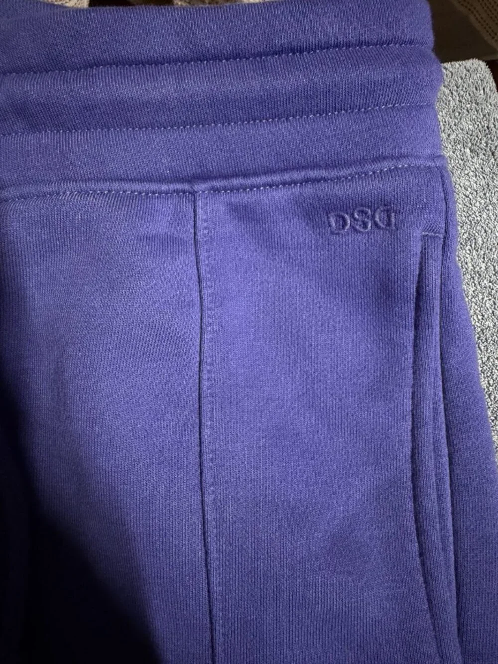 DSG Classic Fleece Mid-Rise Shorts - Indigo Blue - XS